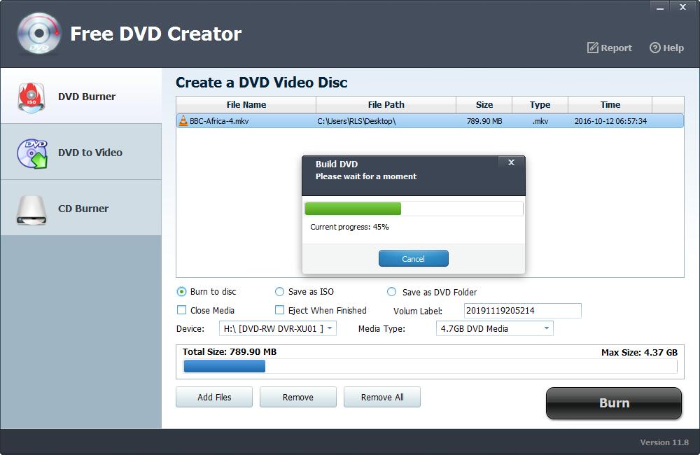 what file format for burning dvd of video on a mac?